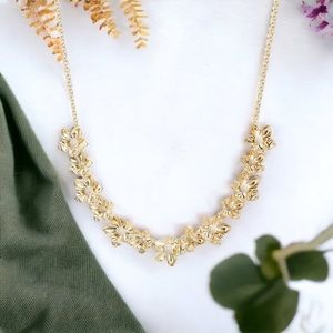 Gold Floral Necklace